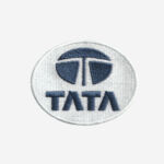 TATA Logo Embroidered Iron On Patch