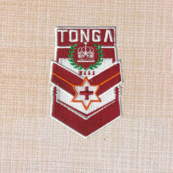 Tonga Rugby League XIII Logo Embroidered Iron On Patch