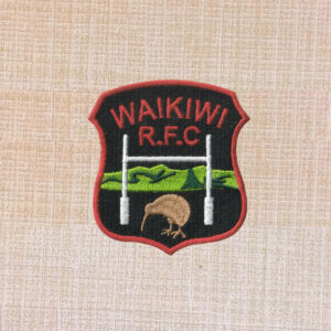 Waikiwi Rugby Football Club Logo Embroidered Iron On Patch