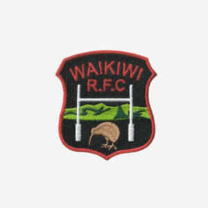 Waikiwi Rugby Football Club Logo Embroidered Iron On Patch