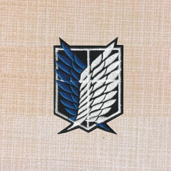Attack On Titan Wings of Freedom Embroidered Iron On Patch