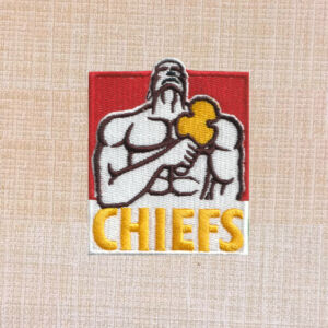 Chiefs Rugby Club Logo Embroidered Iron On Patch - Image 2