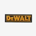 Dewalt Logo Embroidered Iron On Patch