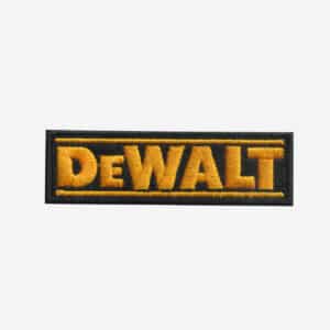 Dewalt Logo Embroidered Iron On Patch