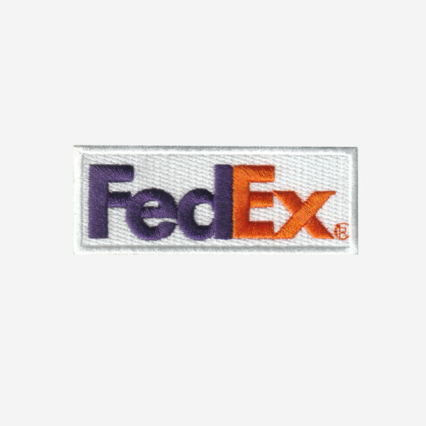 FedEx Logo Embroidered Iron On Patch
