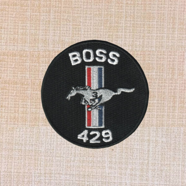 Ford Mustang BOSS 429 Logo Logo Embroidered Iron On Patch
