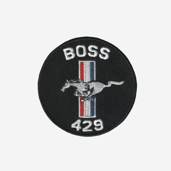 Ford Mustang BOSS 429 Logo Logo Embroidered Iron On Patch