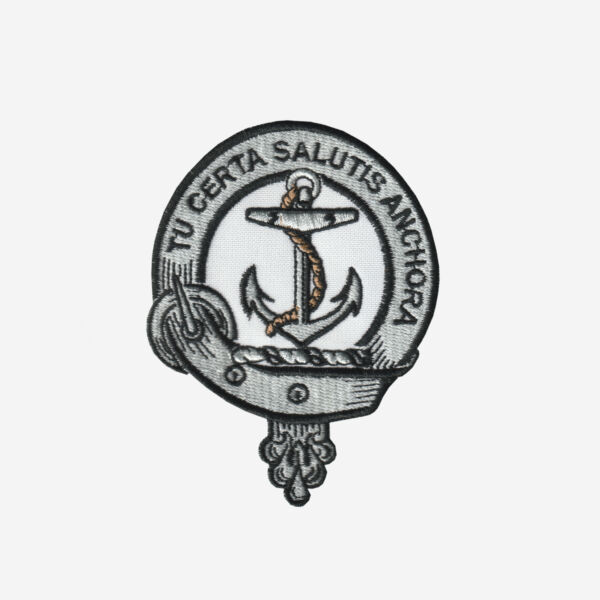 Gillespie Scottish Clan Crest Embroidered Iron On Patch Gillespie Scottish Clan Crest Embroidered Iron On Patch
