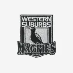 Western Suburbs Magpies Logo Embroidered Iron On Patch