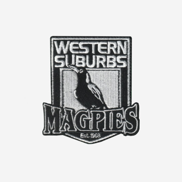 Western Suburbs Magpies Logo Embroidered Iron On Patch