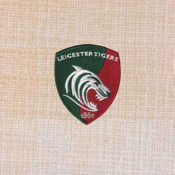 Leicester Tigers Logo Embroidered Iron On Patch