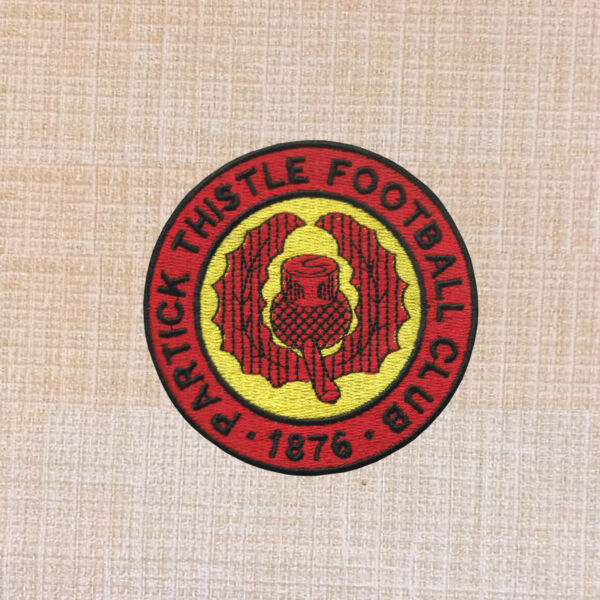 Partick Thistle Football Club Logo Embroidered Iron On Patch