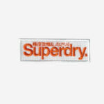 Super Dry Logo Embroidered Iron On Patch