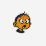 Surprised Boy Embroidered Iron On Patch