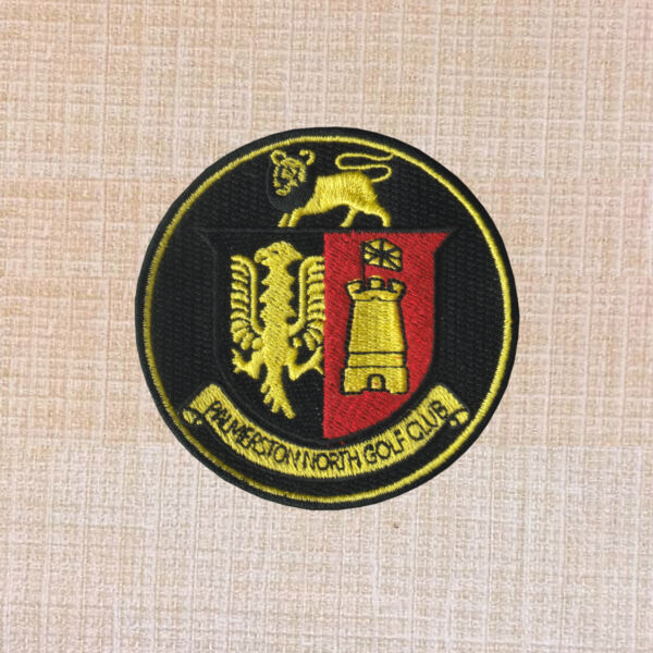Palmerston North Golf Club Logo Embroidered Iron On Patch