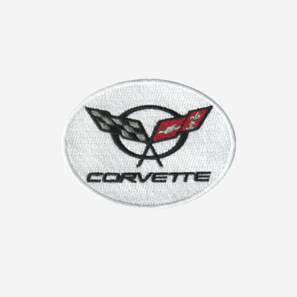 Corvette C6 Logo Embroidered Iron On Patch