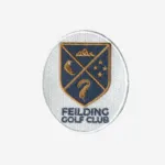 Feilding Golf Club Logo Embroidered Iron On Patch