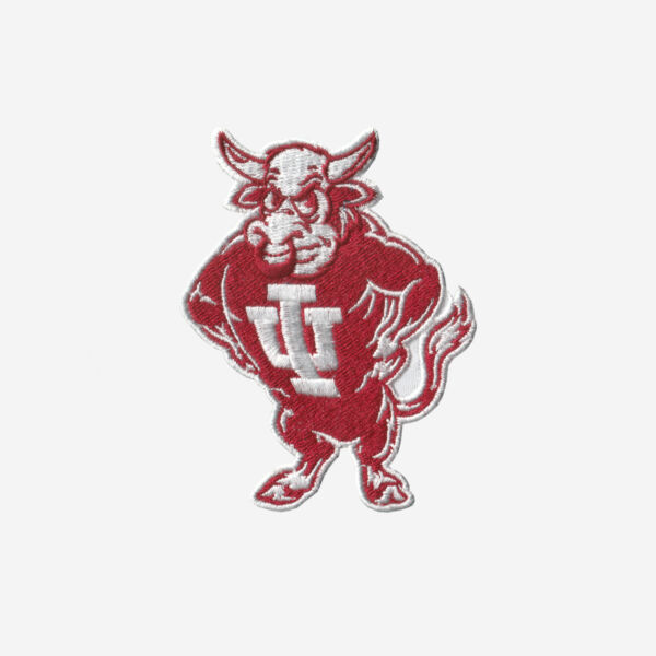 Indiana University Hoosiers- Bison Embroidered Iron On Patch