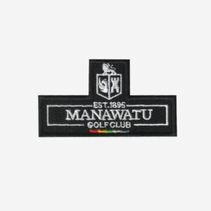 Manawatu Golf Club Logo Embroidered Iron On Patch
