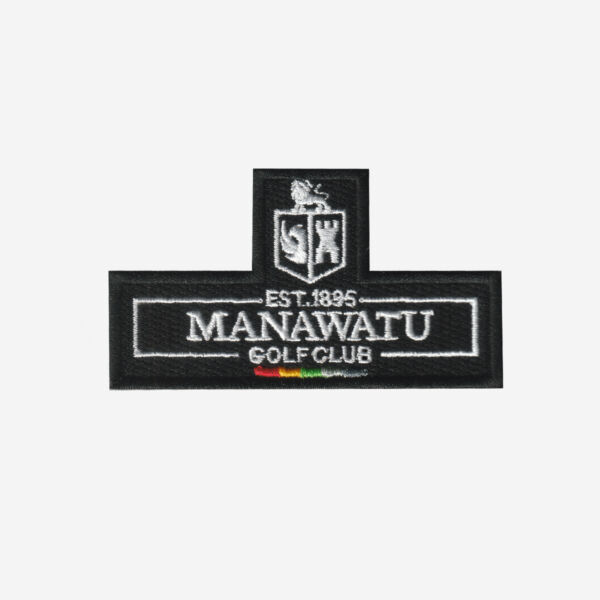Manawatu Golf Club Logo Embroidered Iron On Patch