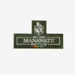 Manawatu Golf Club Logo Embroidered Iron On Patch Green