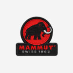 mammut sports group logo embroidered iron on patch swiss mountaineering mammoth 4 inch