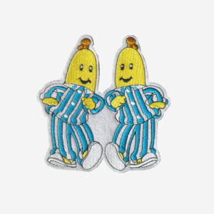 Bananas in pyjamas cartoon logo embroidered iron on patch 4 inch