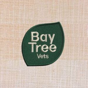 Bay Tree Veterinary Centre Logo Embroidered Iron On Patch - Image 2