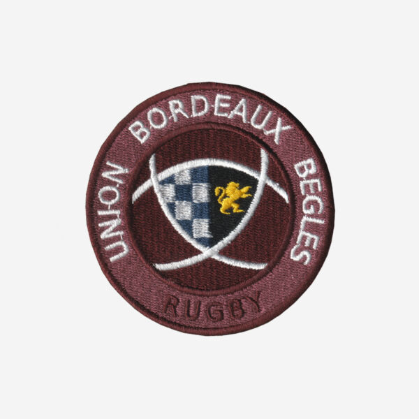 Bordeaux begles rugby logo embroidered iron on patch 2 inch and 3 inch