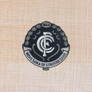 Carlton FC Classic Monogram Embroidered Iron On Patch