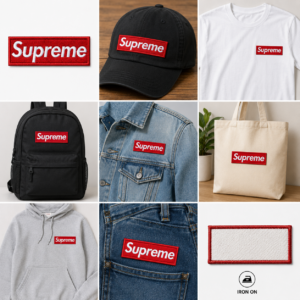Supreme Logo Embroidered Iron On Patch - Image 4