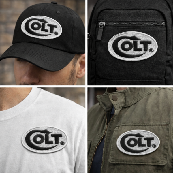 Colt Logo Embroidered Iron On Patches