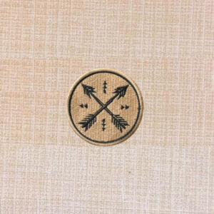 Crossed Arrows Patrol Embroidered Iron On Patch - Image 2