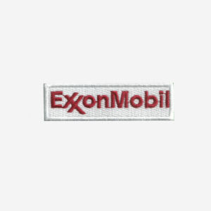 ExxonMobil Logo Embroidered Iron On Patch