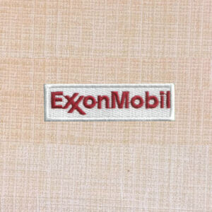 ExxonMobil Logo Embroidered Iron On Patch2