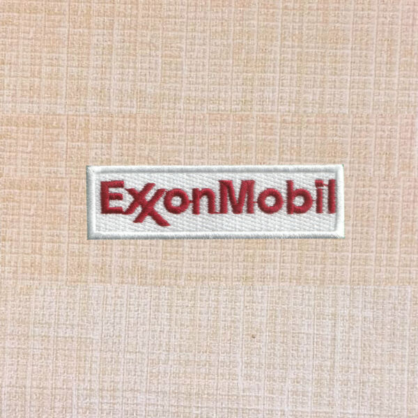ExxonMobil Logo Embroidered Iron On Patch2