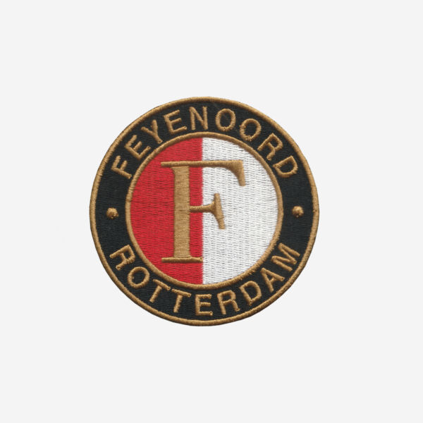 Feyenoord rotterdam logo embroidered iron on patch 3 inch