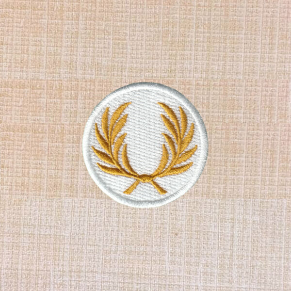 Fred Perry Logo Embroidered Iron On Patch2