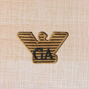 Giorgio Armani Logo Embroidered Iron On Patch - Image 2