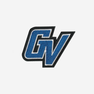 Grand valley state university logo embroidered iron on patch gvsu 3 sizes