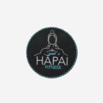 Hapai fitness logo embroidered iron on patch 4 inch