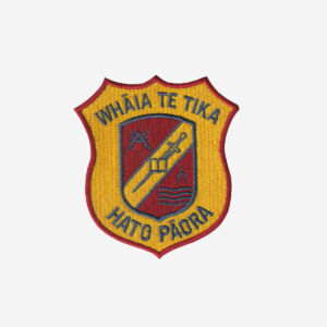 Hato Paora College crest embroidered iron on patch 3.5 inch