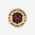 Hong kong football association logo embroidered iron on patch 3.5 inch