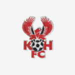 Kidderminster Harriers FC logo embroidered iron on patch 3 inch