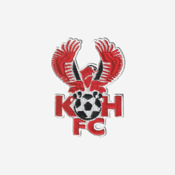Kidderminster Harriers FC logo embroidered iron on patch 3 inch