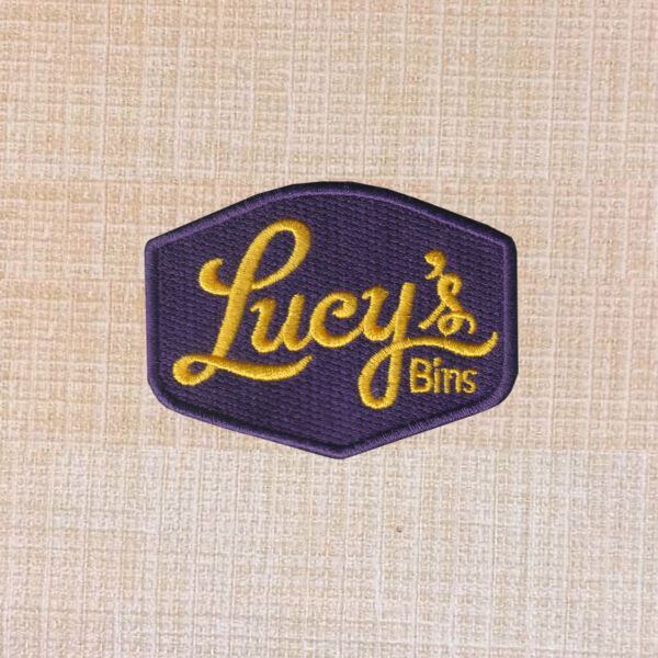 Lueys Bins Logo Embroidered Iron On Patch2