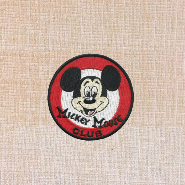 Mickey Mouse Club Embroidered Iron On Patch2