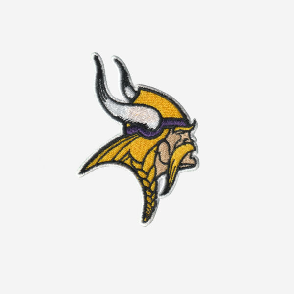 Minnesota vikings logo embroidered iron on patch nfl 3 inch