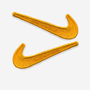 Nike Swoosh Left & Right Embroidered Iron On Patches X 2 - Image 7