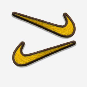 Nike Swoosh Left & Right Embroidered Iron On Patches X 2 - Image 8